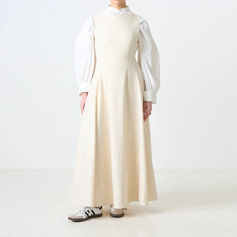 2026 New Old Money Modest 2-piece Abaya Set Elegant Pleated Cape Satin Maxi Dress 2026 New Trendy Women's Casual Dresses