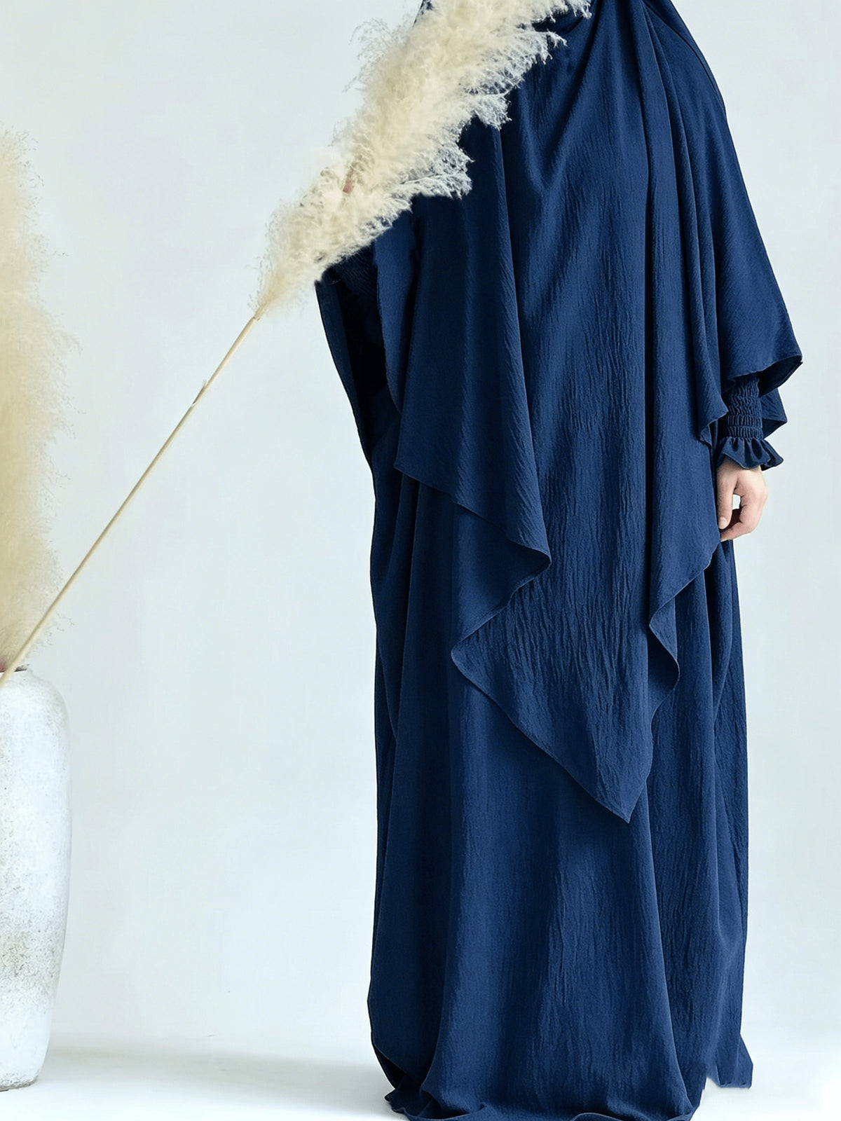2pcs Prayer Set, Women'S Abaya, Khimar Set, Islamic Clothing, Modest Fashion, Two-Piece Abaya Set, Loose Fit Abaya, Long Sleeve Abaya, Full Length Abaya, Prayer Dress