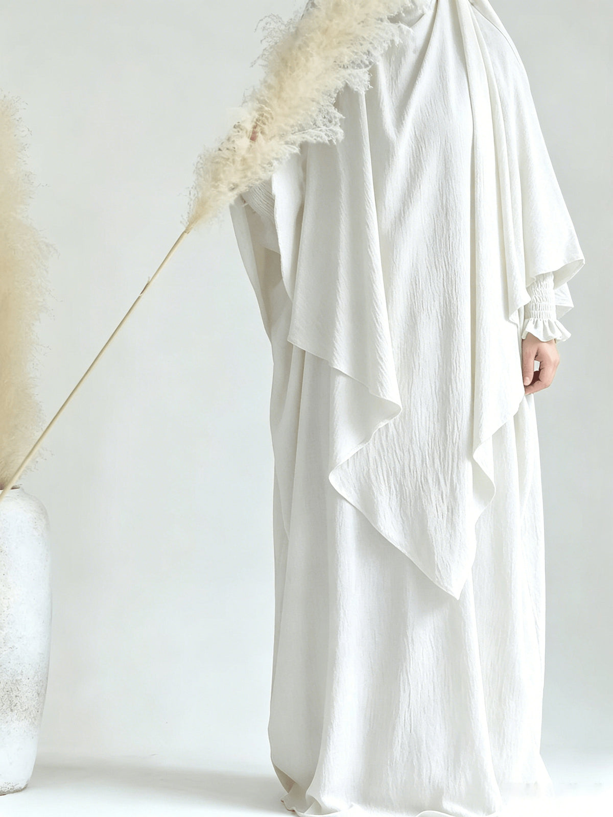 2pcs Prayer Set, Women'S Abaya, Khimar Set, Islamic Clothing, Modest Fashion, Two-Piece Abaya Set, Loose Fit Abaya, Long Sleeve Abaya, Full Length Abaya, Prayer Dress