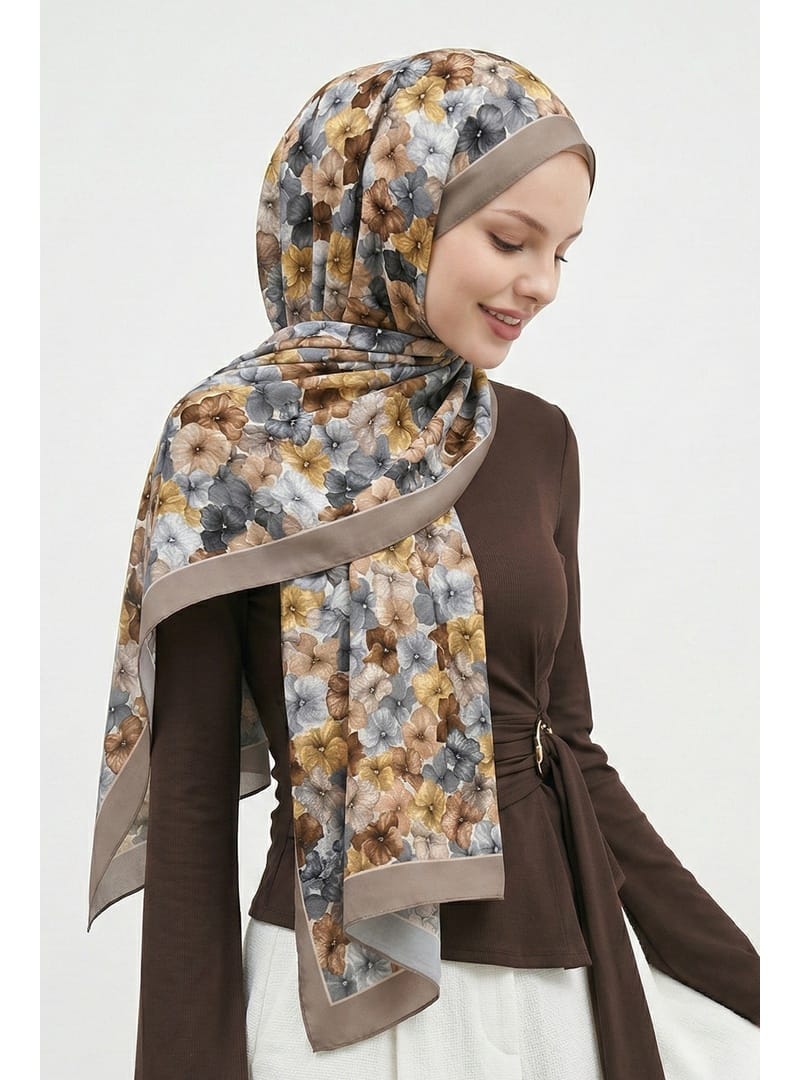 Begonvil Floral Cotton Shawl